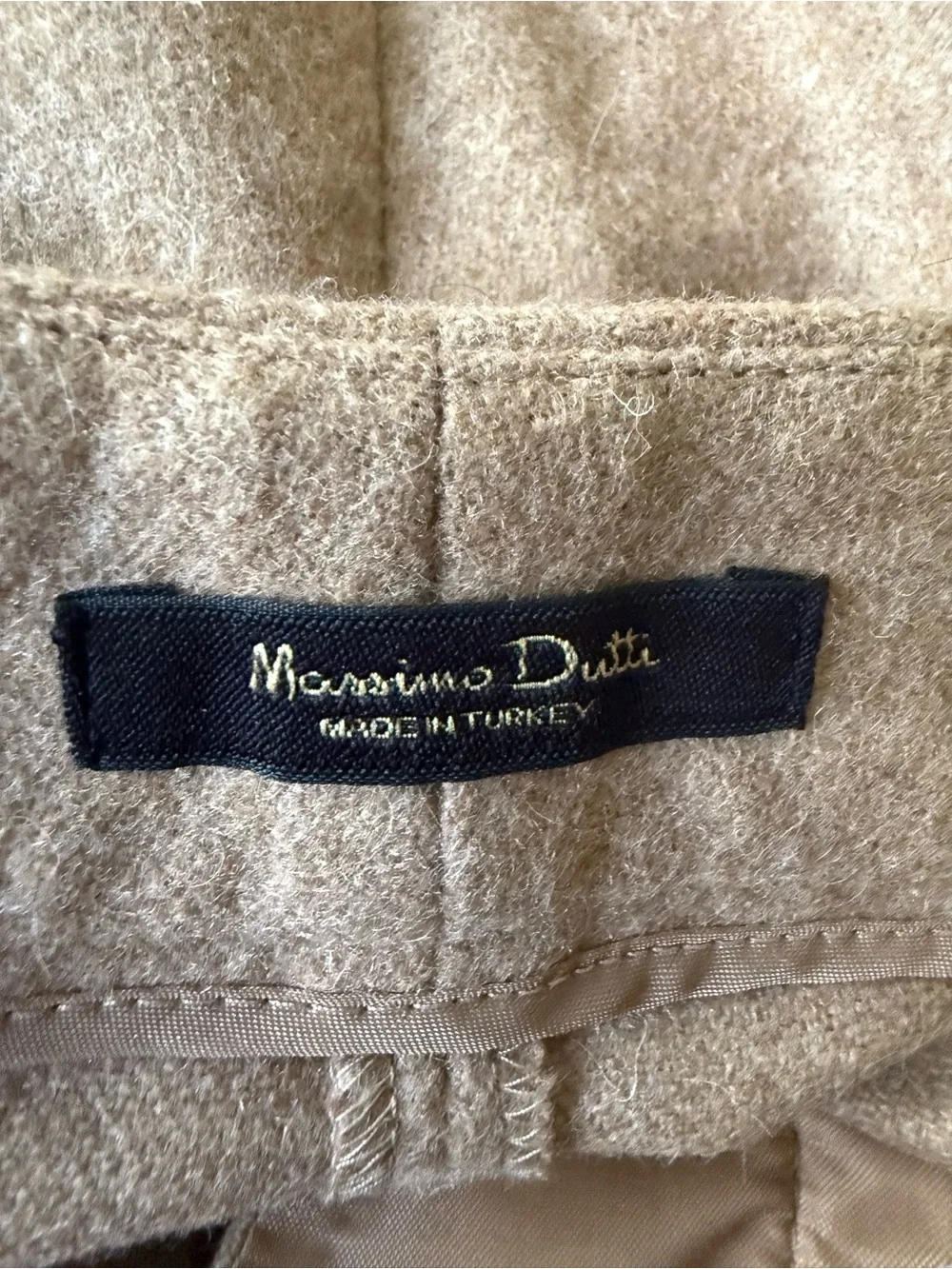 Massimo Dutti refined camel